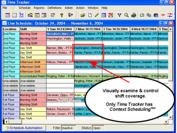 Time Tracker Scheduling Software screenshot 2