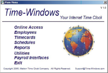 Time-Windows screenshot