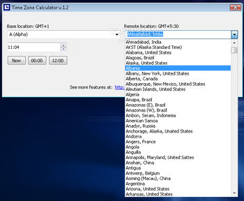 Time Zone Calculator screenshot 2