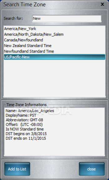 Time Zone Manager screenshot 4