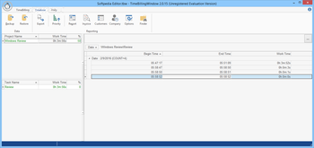 TimeBillingWindow screenshot 2