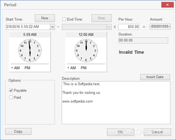 TimeBillingWindow screenshot 4