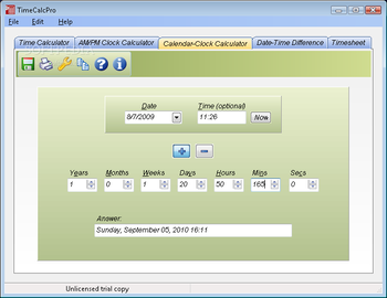 TimeCalcPro screenshot 3
