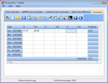 TimeCalcPro screenshot 5