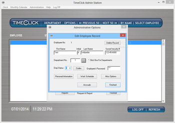 TimeClick screenshot