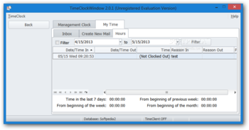 TimeClockWindow screenshot 23