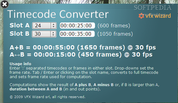 Timecode Converter screenshot