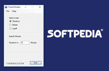 Timed Shutdown screenshot