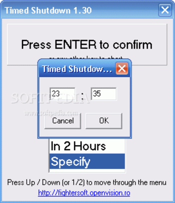 Timed Shutdown screenshot 2