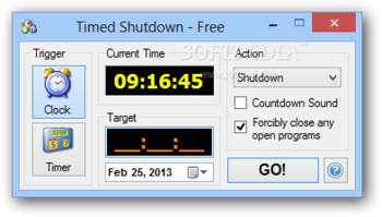 Timed Shutdown screenshot
