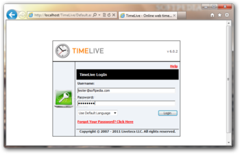 TimeLive screenshot