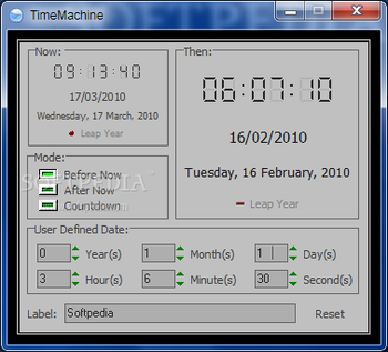 TimeMachine screenshot