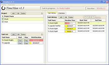 TimeMan screenshot 2