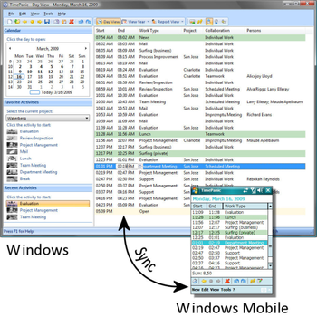 TimePanic for Windows and Pocket PC screenshot