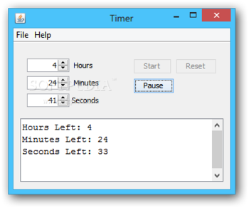 Timer screenshot