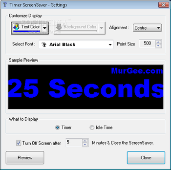 Timer ScreenSaver screenshot 2