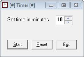 Timer screenshot