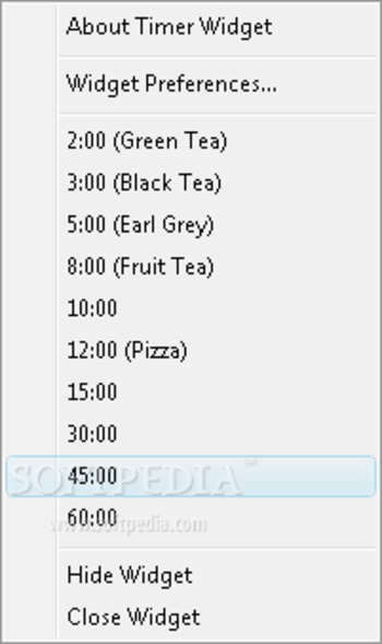 Timer Widget screenshot 2