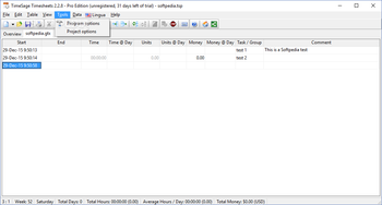 TimeSage Timesheets Pro Edition screenshot 7