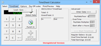 TimeSheet Calculator screenshot 3