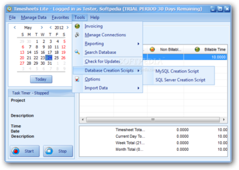 Timesheets Lite screenshot 4