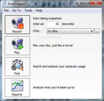 TimeSnapper Professional screenshot 2