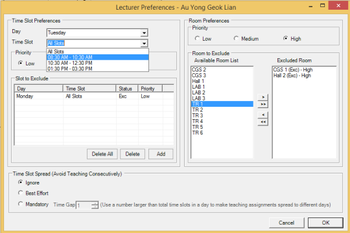 Timetable Plus Spring Lite screenshot