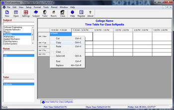 TimeTableMate screenshot