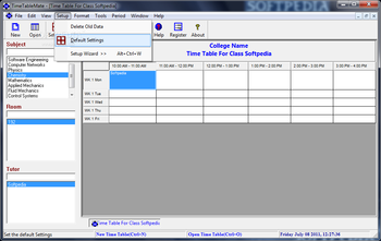 TimeTableMate screenshot 2