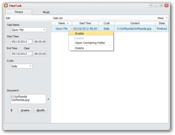 TimeTask screenshot
