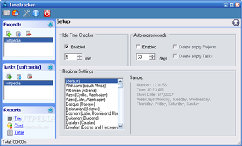 Timetracker screenshot 3