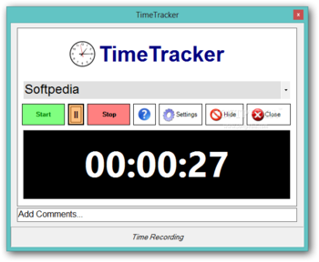 TimeTracker screenshot