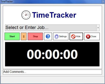 TimeTracker screenshot