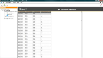 Timetracker Lite screenshot 2