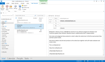 TimeTracker Outlook Addin screenshot