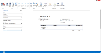 TimeTracker Outlook Addin screenshot 4