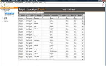 TimeTracker Professional 2014 screenshot 9