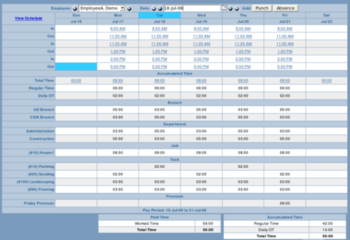 TimeTrex Time and Attendance screenshot 2