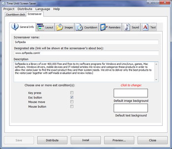 TimeUntil ScreenSaver Maker Professional screenshot 4