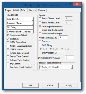 TiMidity++ screenshot 5