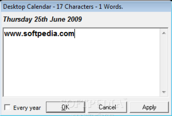 Tinnes Desktop Calendar screenshot 2