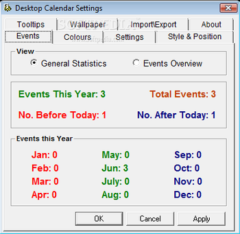 Tinnes Desktop Calendar screenshot 4