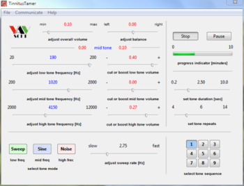 TinnitusTamer screenshot
