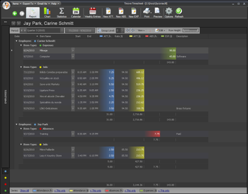 Tinove Timesheet screenshot