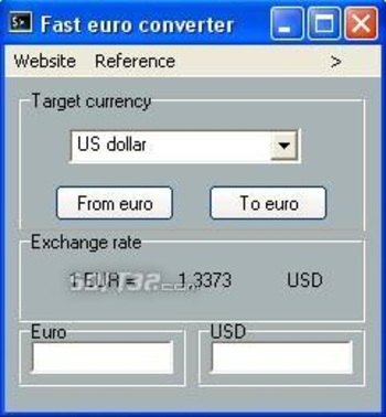 Tiny euro converter screenshot 2