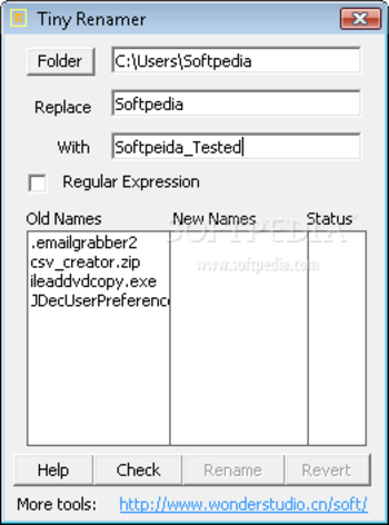 Tiny Renamer screenshot