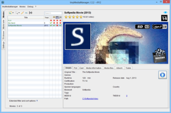 tinyMediaManager screenshot