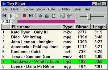 TinyPlayer screenshot