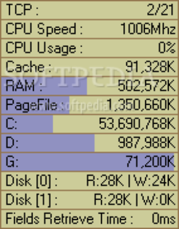 TinyResMeter screenshot
