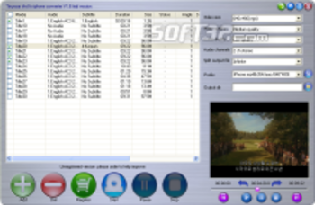 Tinysoar dvd to iphone converter screenshot 2